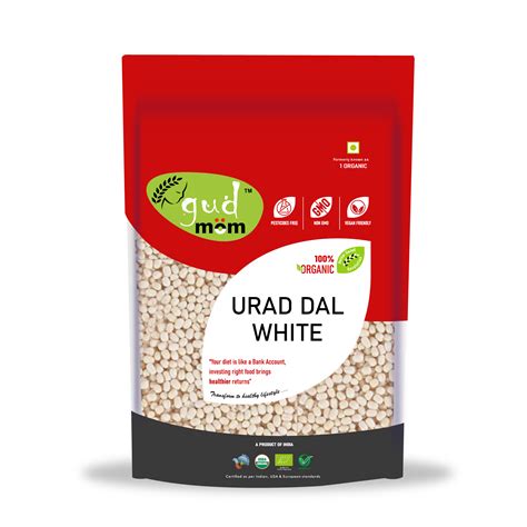 Organic Urad Dal White 500 g – Gudmom