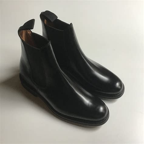 SANDERS／サンダース Chelsea Boots／チェルシーブーツ BLACK | Routes*Roots