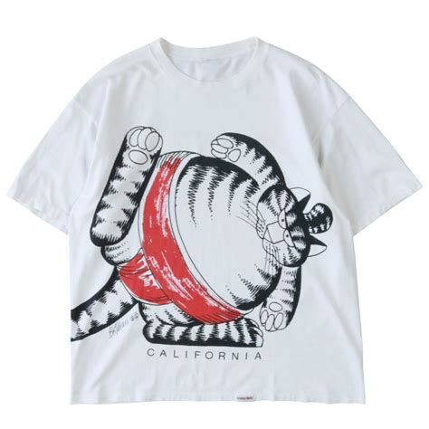 crazy kliban cat "相撲" shirt t shirt 90s~ | focus