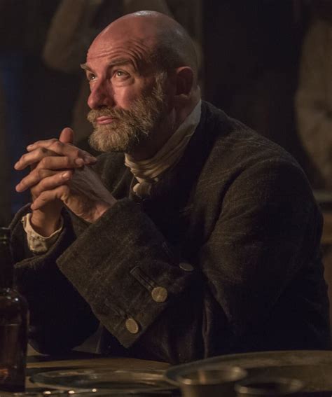 Dougal MacKenzie Outlander S01 Black Wool Coat - USA Leather Factory