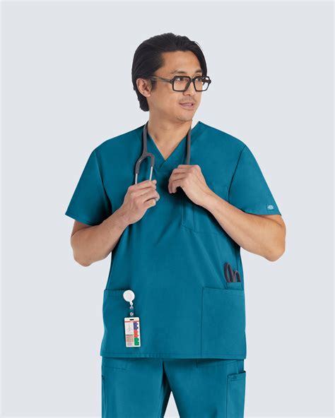 Dickies Miesten V-Paita Bussarong Caribbean Blue Nyt