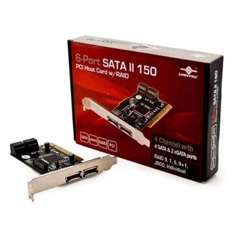 Amazon.in: Buy Vantec 6-Port SATA II 150 PCI Host Card with RAID Online ...