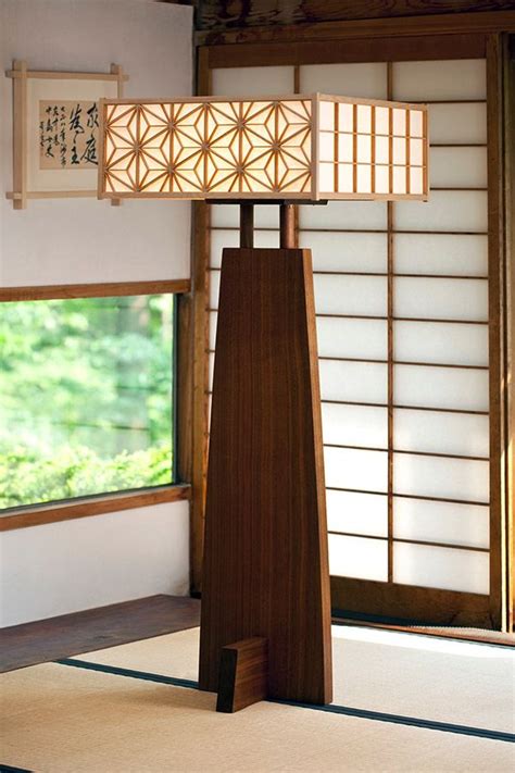Asa No Ha Floor Lamp — George Nakashima Woodworkers | Wooden lamps ...