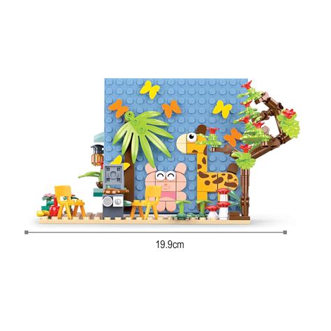 Buy Sluban Girls Camp Building Blocks For Ages 6+ Online at Best Price ...