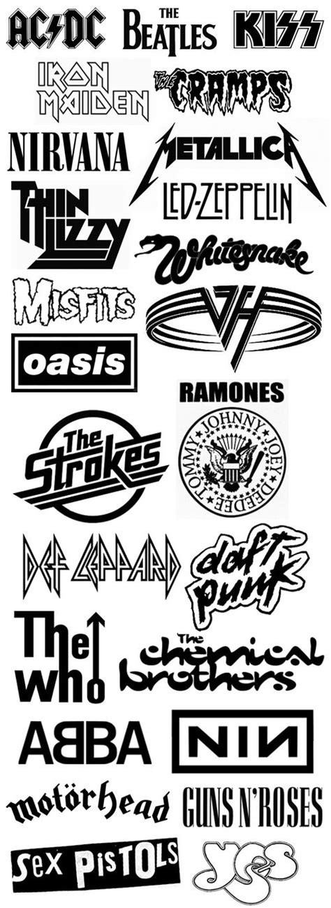 Band Logo Stencils at Norman Nelson blog
