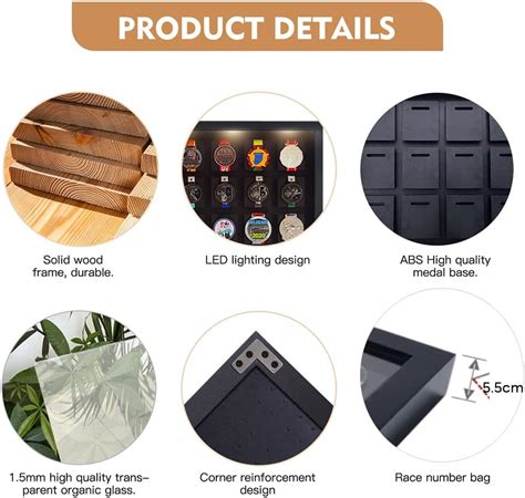 HAIZIMI Marathon Medal Display Frame-Medal Display India | Ubuy