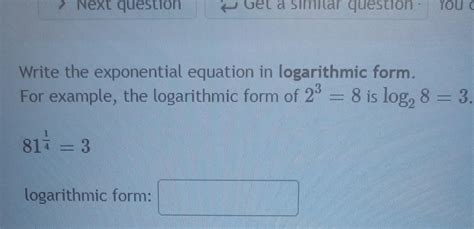 Image result for Logarithm Written Exponential Form