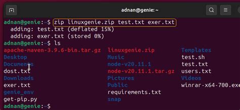 Image result for Linux Command for Zippping Files