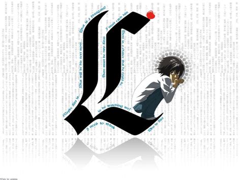 L Lawliet Wallpaper Logo