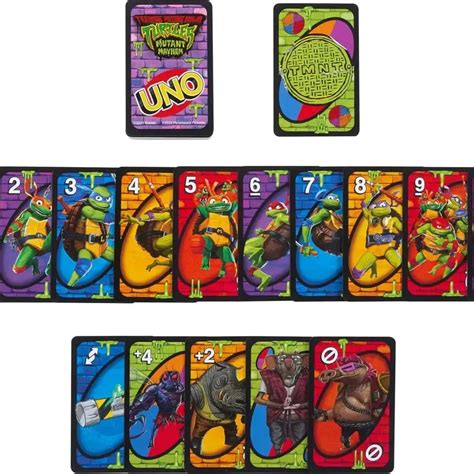 UNO Teenage Mutant Ninja Turtles Card Game