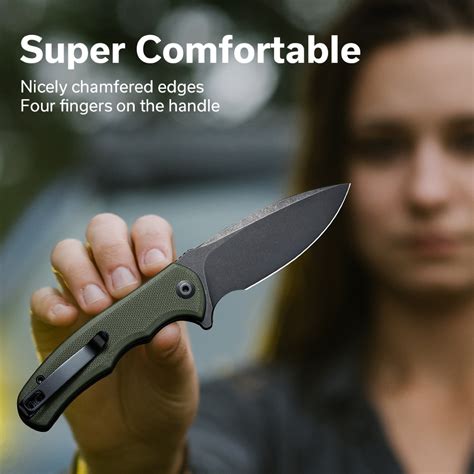 The stylish and capable CIVIVI Mini Praxis folding knife is perfect for pockets and small EDCs ...