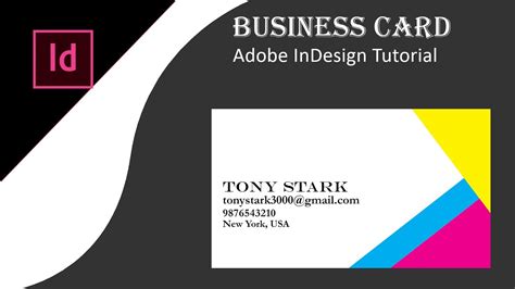 Image result for Tutorial InDesign How to Make Business Cards