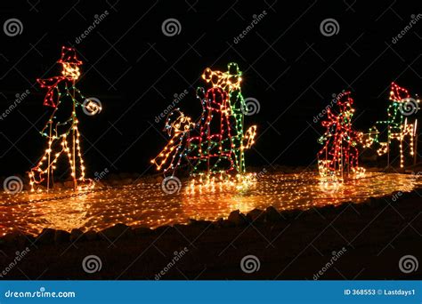 Christmas Lights Skating stock image. Image of grotto, claus - 368553