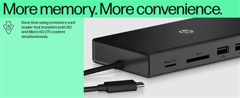 HP Travel USB-C Multi Port Hub Docking Station with USB-C, RJ-45, HDMI ...