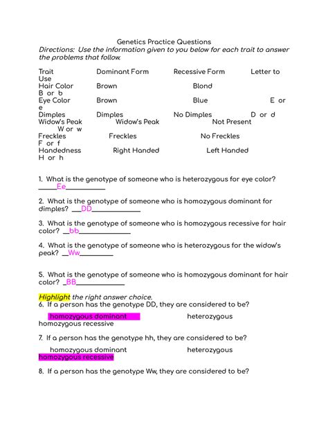 Codominance Practice Problems 的图像结果