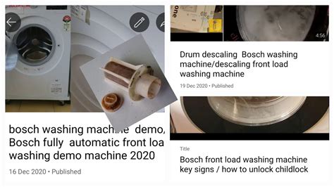 Image result for Bosch Washing Machine Using Way