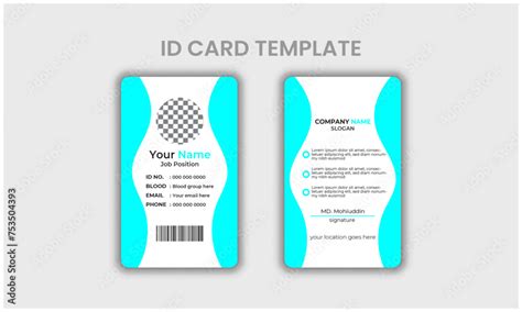 Creative Professional ID Card Design. Corporate Id card design, Professional Id card Design ...