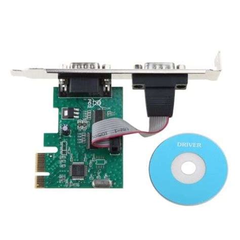 Industrial-Grade PCIe Serial Expansion Card: 2-Port DB9 RS232 Converter ...
