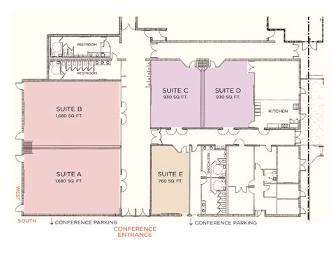 La Convention Center Exhibit Floor Plan