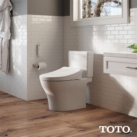 TOTO Washlet K300 Plastic Sedona Beige Elongated Soft Close Heated ...