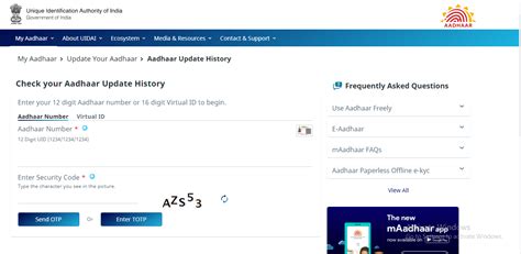 Aadhaar Update History: How to Check and Download Aadhaar Update ...