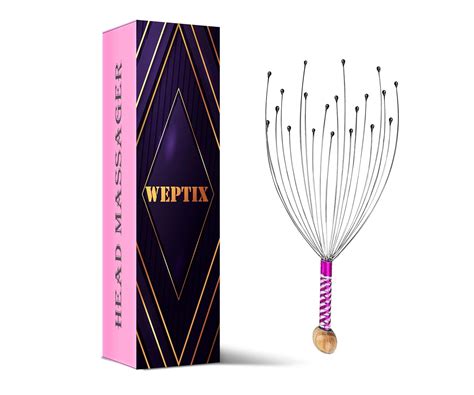 WEPTIX Hair Scalp Manual Massager Head Massager Scalp Scratcher 12 ...