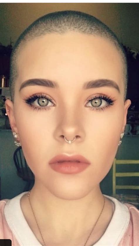 bald is beautiful ☄️ | Shaved hair women, Bald hair, Shaved head styles