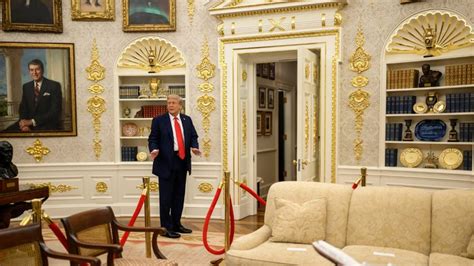 From the gilded Oval Office to a new monument: A look at Trump's ...