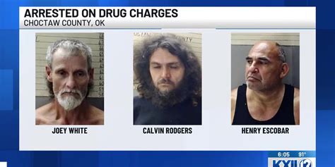 Three arrested on drug charges in Choctaw County