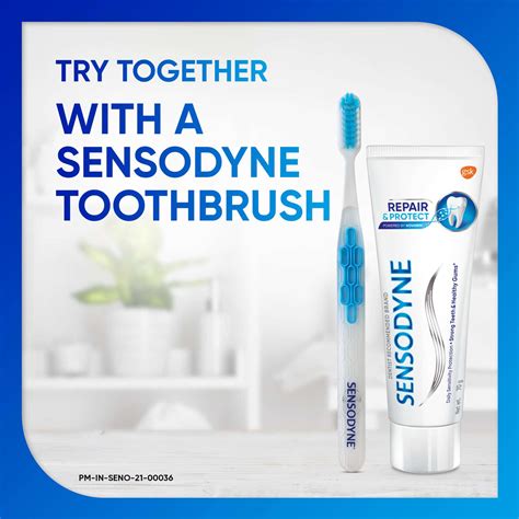 Buy SENSODYNE SENSITIVE REPAIR & PROTECT TOOTHPASTE TUBE OF 70 G Online ...