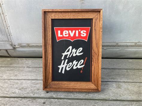 Levi’s 70s store display counter board “Levi’s Are Here” | CEREAL（シリアル）