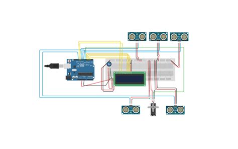 Image result for Smart Parking System Using Tinkercad