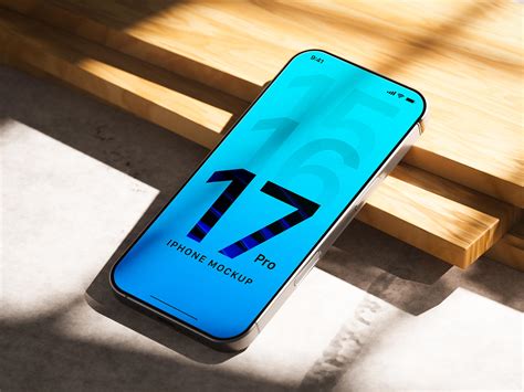 Gold iPhone 17 Pro Max Mockup | Plantillas PSD gratuitas