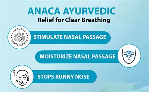 Anaca Nose Drops, Ayurvedic Nasal Spray For Sinus, Snoring and Allergy ...