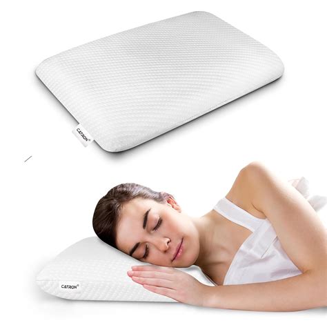 Catron Memory Foam Pillow, Orthopedic Pillow for Neck & Shoulder Pain ...