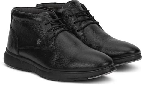 Woodland Black Shoes - Buy Woodland Black Shoes online at Best Prices ...