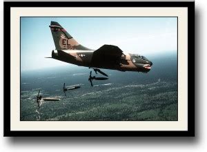 Fighter plane dropping missiles Fine Art Print - Vehicles posters in ...