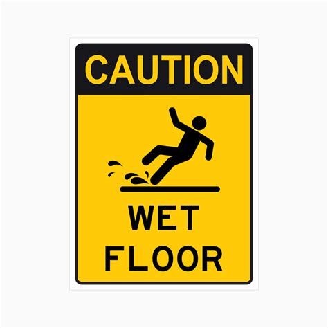 Caution Wet Floor Sign Joke at Kristen Mcdonald blog