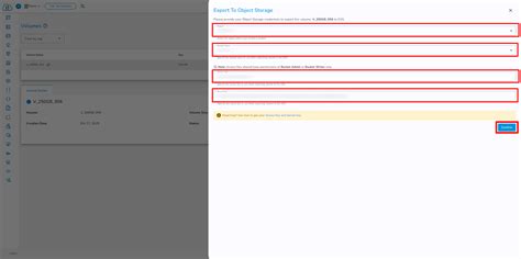 Export Volume | E2E Cloud