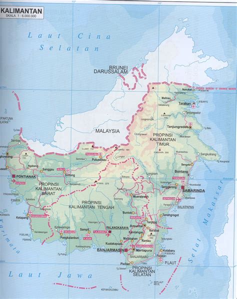 Map Of Kalimantan