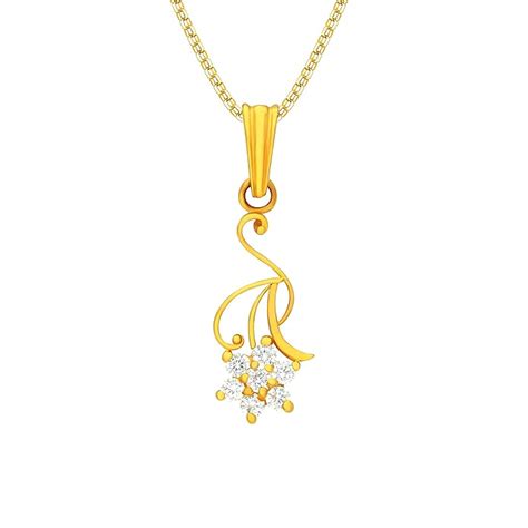 Buy Bhima Jewellers 22K Yellow Gold pendant for Women, 2.51g. at Amazon.in