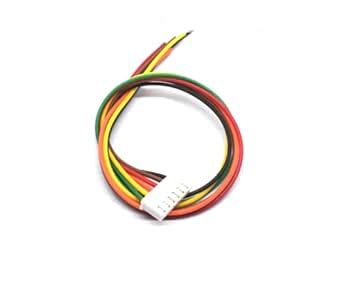 Generic 6 Pin JST-XH Female Polarized Header Wire, White, 30CM, 26AWG ...