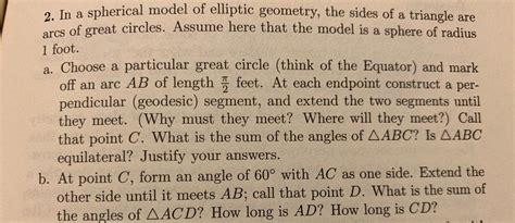 Image result for Model of Elliptic Geometry