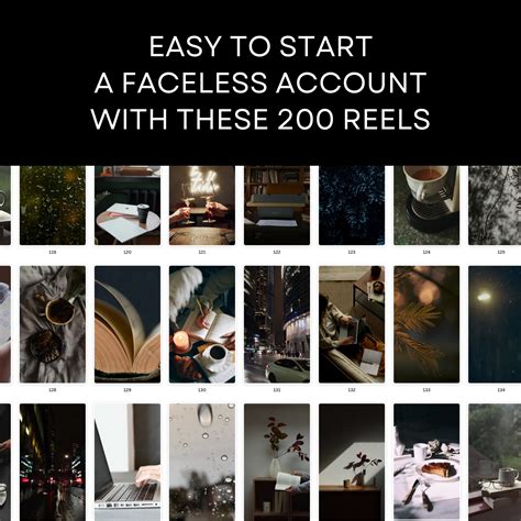 200 Faceless Reels Bundle for Instagram, Tiktok, and Facebook Editable Content With MRR & PLR ...
