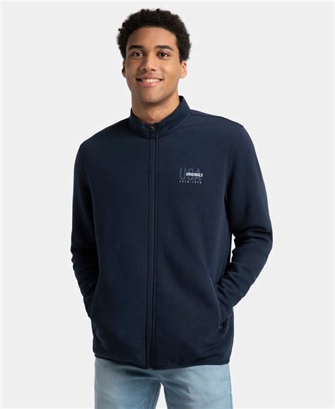 Buy Super Combed Cotton Rich Fleece Jacket with StayWarm Technology ...