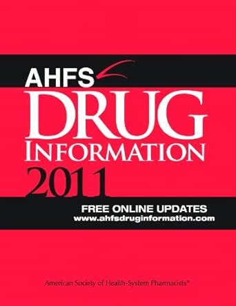 Buy AHFS Drug Information 2011 Book Online at Low Prices in India ...