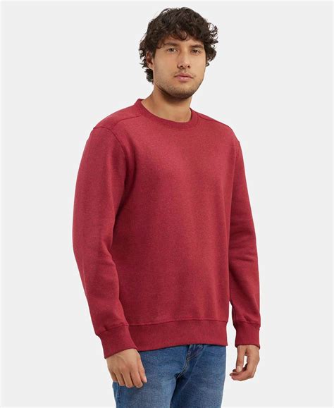 Buy Super Combed Cotton Rich Fleece Sweatshirt with StayWarm Technology ...