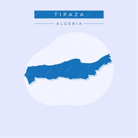 Premium Vector | Vector illustration vector of tipaza map africa