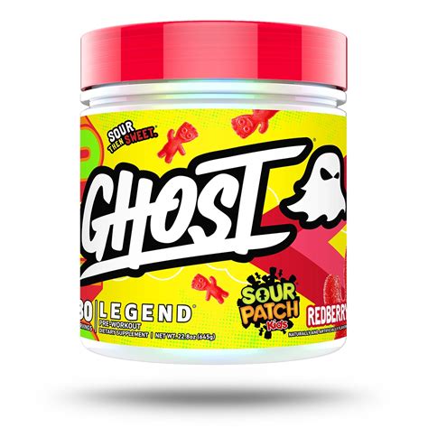 GHOST LEGEND® | SOUR PATCH KIDS® "REDBERRY®" | PRE-WORKOUT SUPPLEMENT