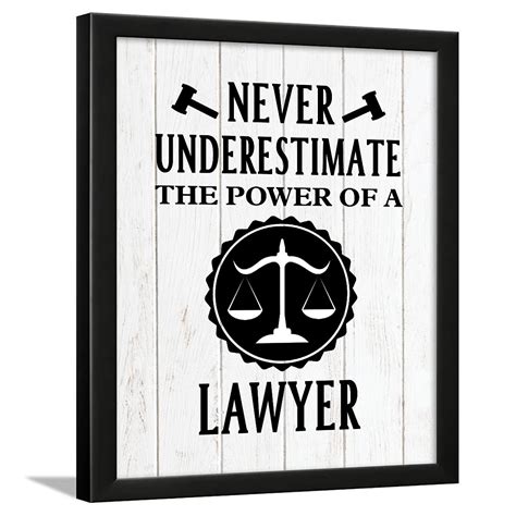Chaka Chaundh - Lawyer Motivational Quotes Wall Frames Posters